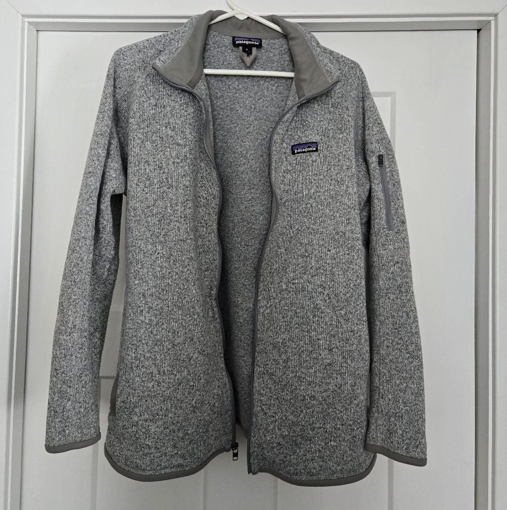 Patagonia Heather Gray Fleece Jacket